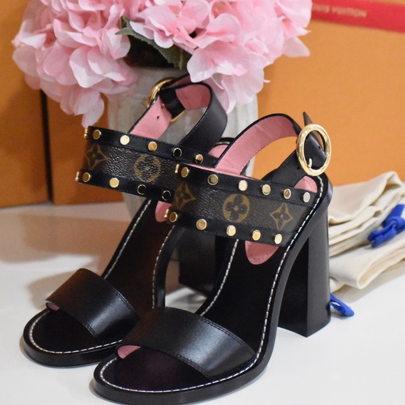 Louis Vuitton Shoes - SOLD Louis Vuitton Passenger Block Heels